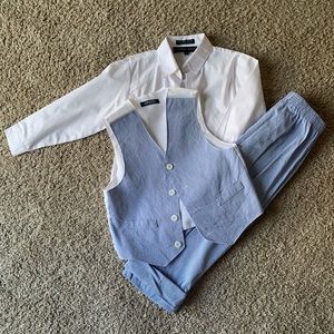 Blue striped suit sz 5